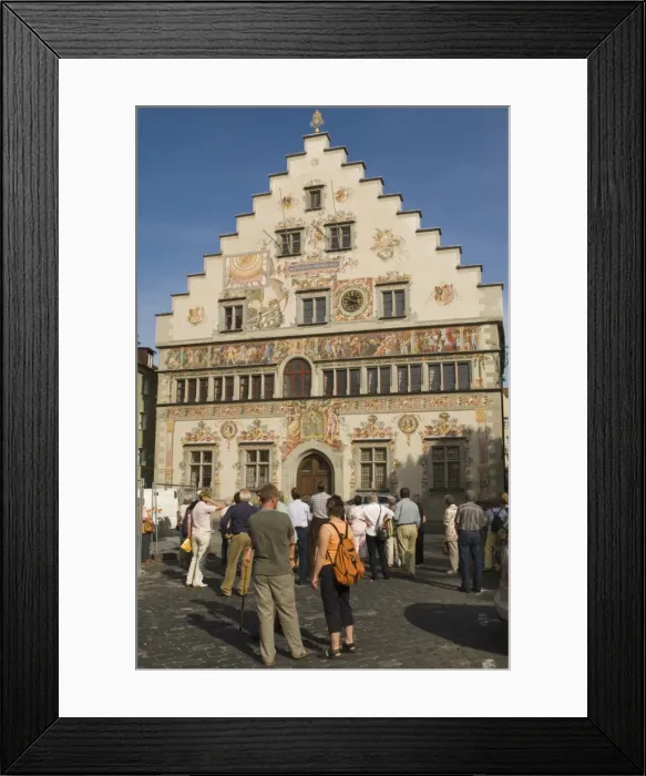 Framed Print : Gable with murals Framed Print : Gable with murals