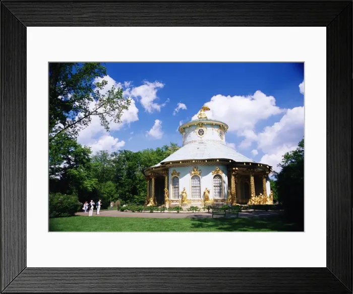 Framed Print : Exterior of the Chinese house Framed Print : Exterior of the Chinese house