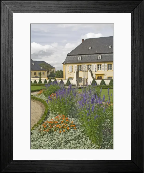 Framed Print : In the park of the German border town of Perl Framed Print : In the park of the German border town of Perl