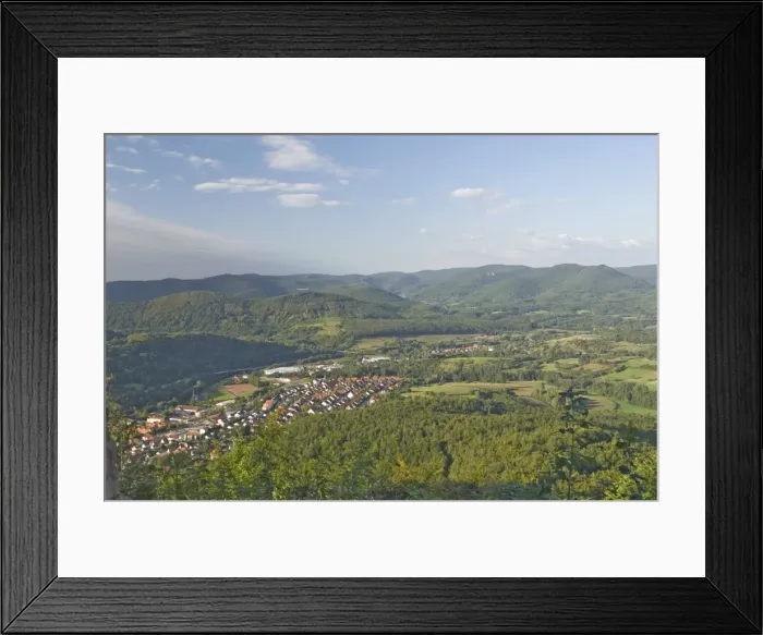 Framed Print : View over the Pfalz wine area Framed Print : View over the Pfalz wine area