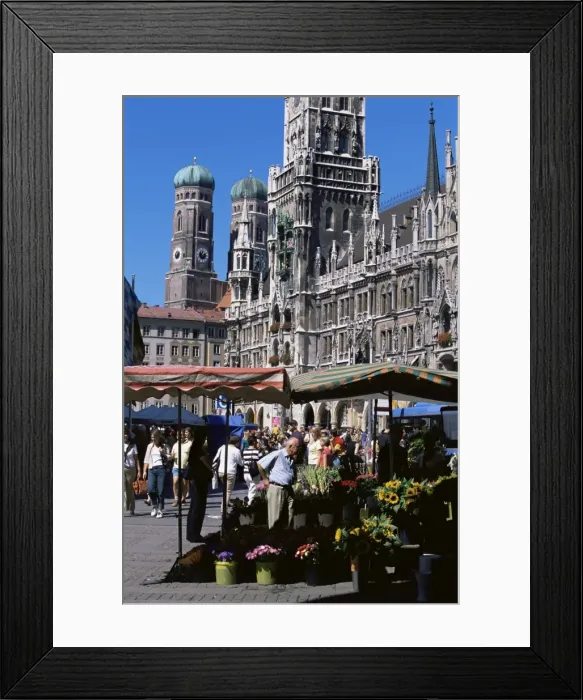 Framed Print : Market in front of City Hall Framed Print : Market in front of City Hall