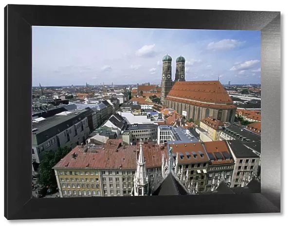 City skyline dominated by the Frauenkirche towers