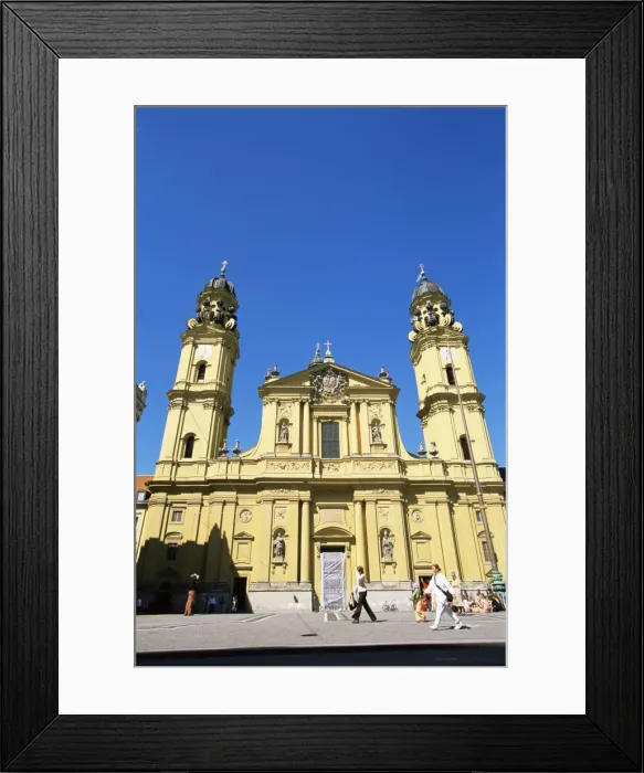 Framed Print : Theatiner church Framed Print : Theatiner church