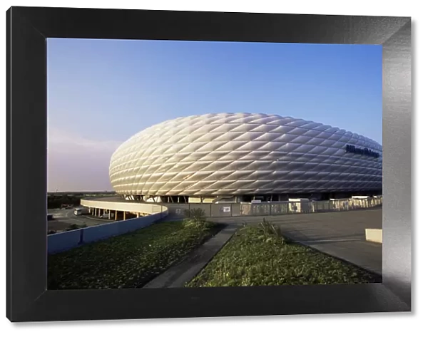 The Allianz Arena football stadium