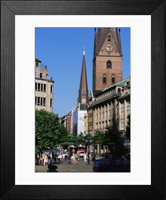 Framed Print : Monckebergstrasse in the Altstadt (Old Town) Framed Print : Monckebergstrasse in the Altstadt (Old Town)