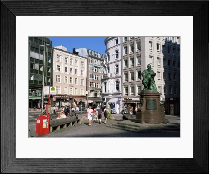 Framed Print : Gnsemarkt in the Altstadt (Old Town) Framed Print : Gnsemarkt in the Altstadt (Old Town)