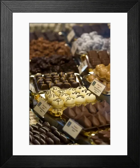 Framed Print : Chocolate shop at the Schokoladen museum Framed Print : Chocolate shop at the Schokoladen museum