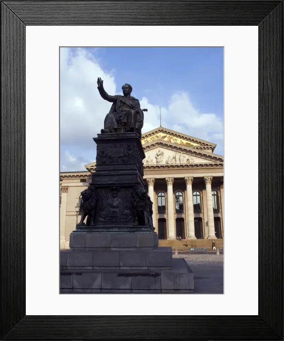 Framed Print : Max I Joseph monument and National Theatre Framed Print : Max I Joseph monument and National Theatre