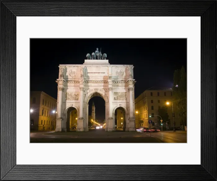 Framed Print : Siegestor (Victory Gate) Framed Print : Siegestor (Victory Gate)