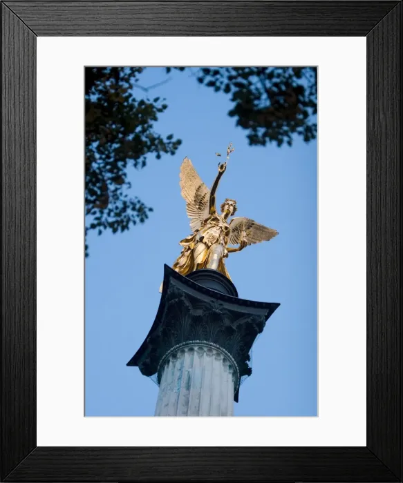 Framed Print : Column of the Angel of Peace (Friedensengel)
