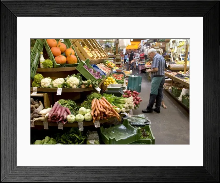 Framed Print : The Markthalle (market hall)