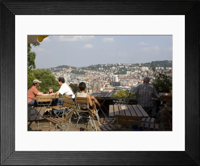 Framed Print : View over city from Karlshohe Framed Print : View over city from Karlshohe