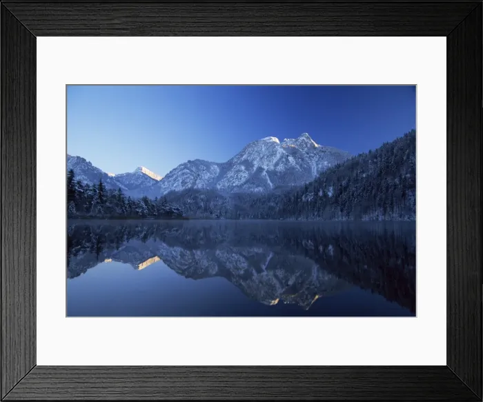 Framed Print : Schwansee in winter Framed Print : Schwansee in winter