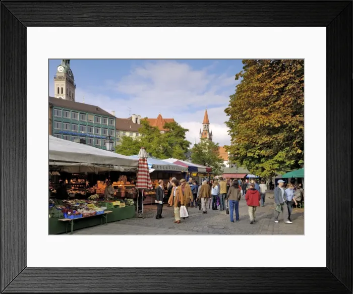 Framed Print : Viktualienmarkt Framed Print : Viktualienmarkt