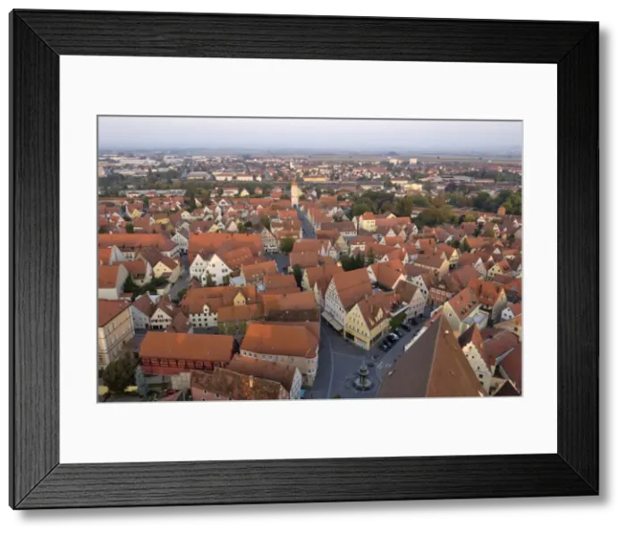 Framed Print : View of Nordlingen from Daniel Framed Print : View of Nordlingen from Daniel