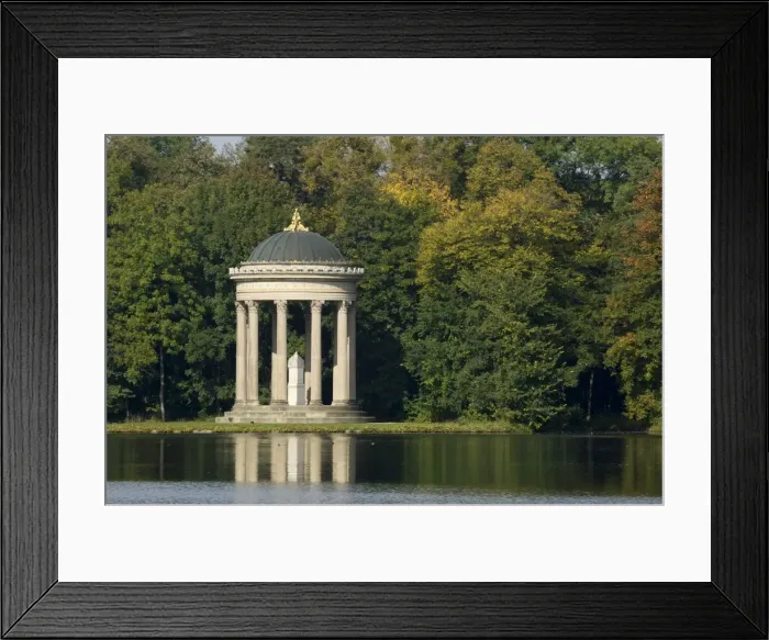 Framed Print : Pavilion or folly in the grounds of Schloss Nymphenburg Framed Print : Pavilion or folly in the grounds of Schloss Nymphenburg