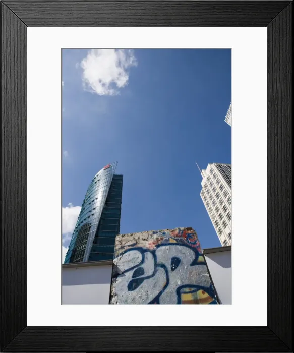Framed Print : Section of the Berlin Wall