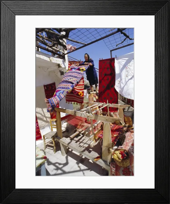 Framed Print : Village weaver near Lasithi Plateau Framed Print : Village weaver near Lasithi Plateau