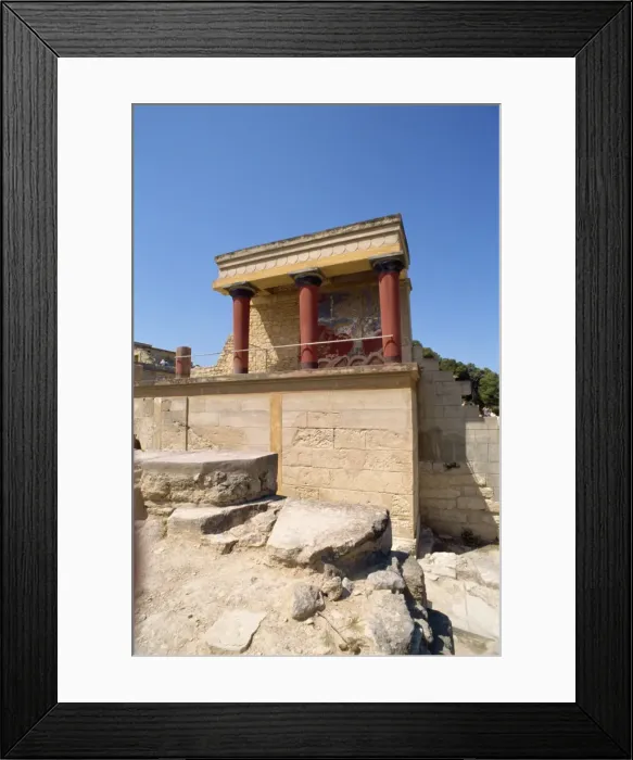 Framed Print : Palace of King Minos Framed Print : Palace of King Minos