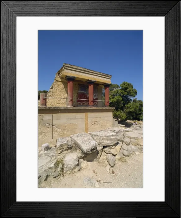 Framed Print : Palace of King Minos Framed Print : Palace of King Minos