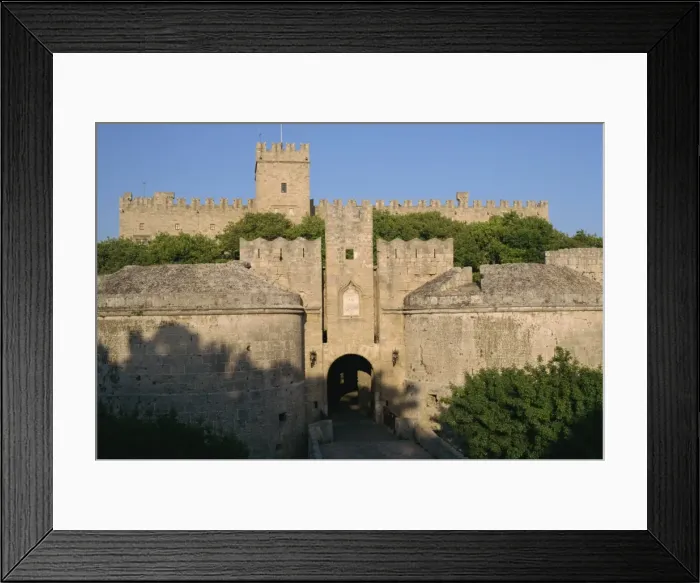 Framed Print : The Palace of the Grand Masters Framed Print : The Palace of the Grand Masters