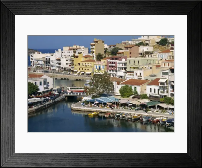 Framed Print : Aerial view over Aghios Nikolaus Framed Print : Aerial view over Aghios Nikolaus
