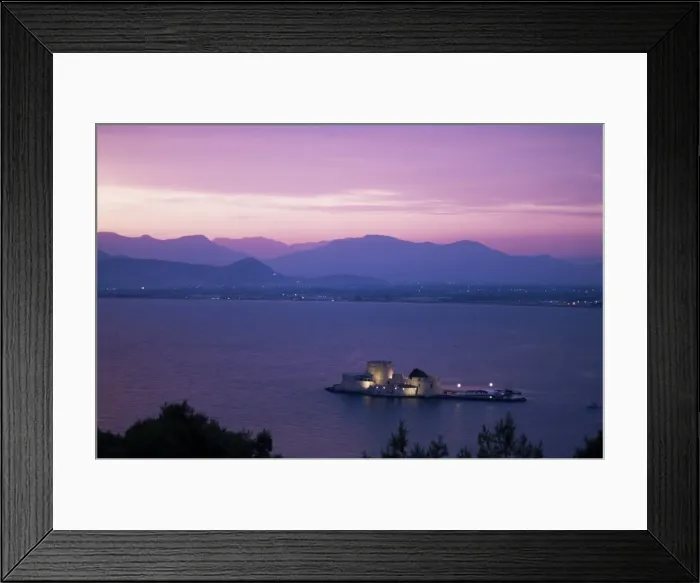 Framed Print : Bourzi, castle island