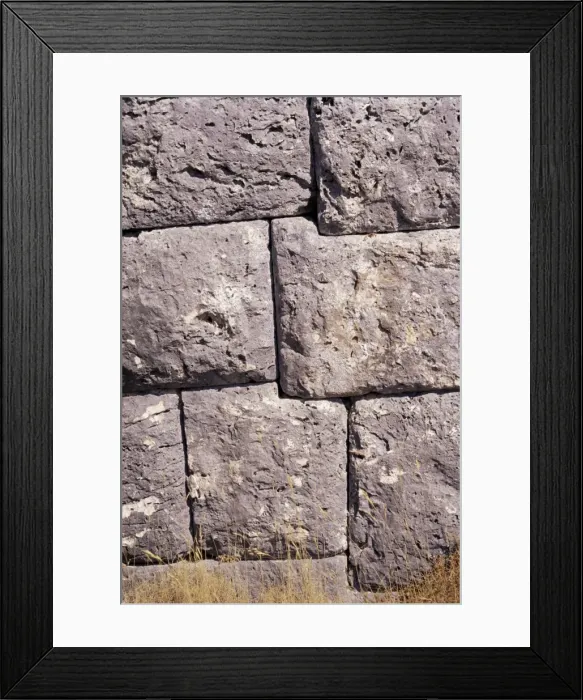 Framed Print : Close-up of Polykrates wall Framed Print : Close-up of Polykrates wall