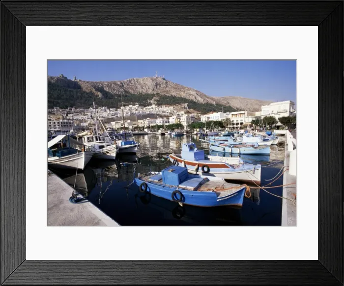 Framed Print : Boats at Pothia Framed Print : Boats at Pothia