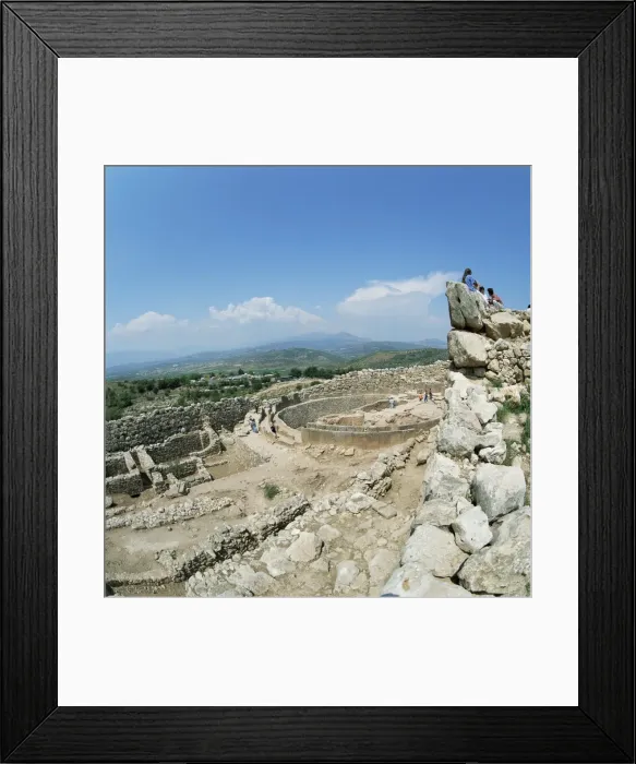 Framed Print : Ruins of Mycenae Framed Print : Ruins of Mycenae