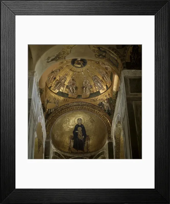 Framed Print : Mosaic in the apse Framed Print : Mosaic in the apse