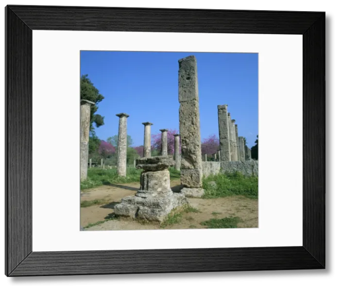 Framed Print : View towards the Palaestra (wrestling school) Framed Print : View towards the Palaestra (wrestling school)