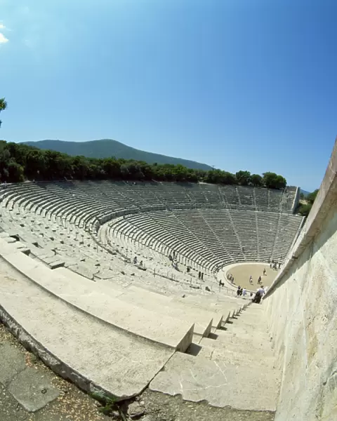 The theatre at the archaeological site of Epidavros