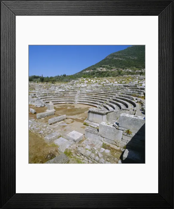 Framed Print : Amphitheatre at Sanctuary of Zeus Framed Print : Amphitheatre at Sanctuary of Zeus