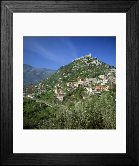Framed Print : Houses on the hill Framed Print : Houses on the hill