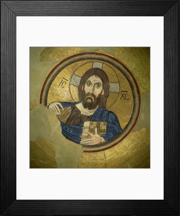 Framed Print : Mosaic of the Almighty Framed Print : Mosaic of the Almighty