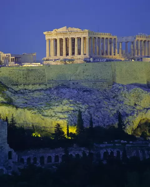The Parthenon and Acropolis