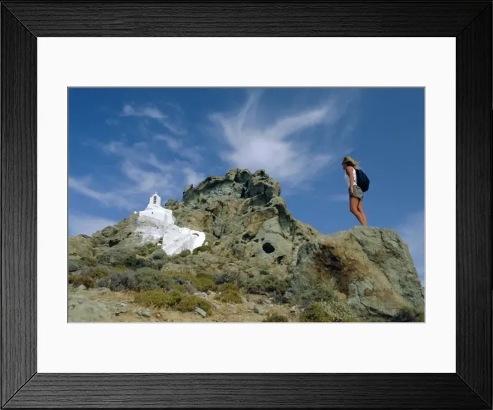 Framed Print : Mountain church