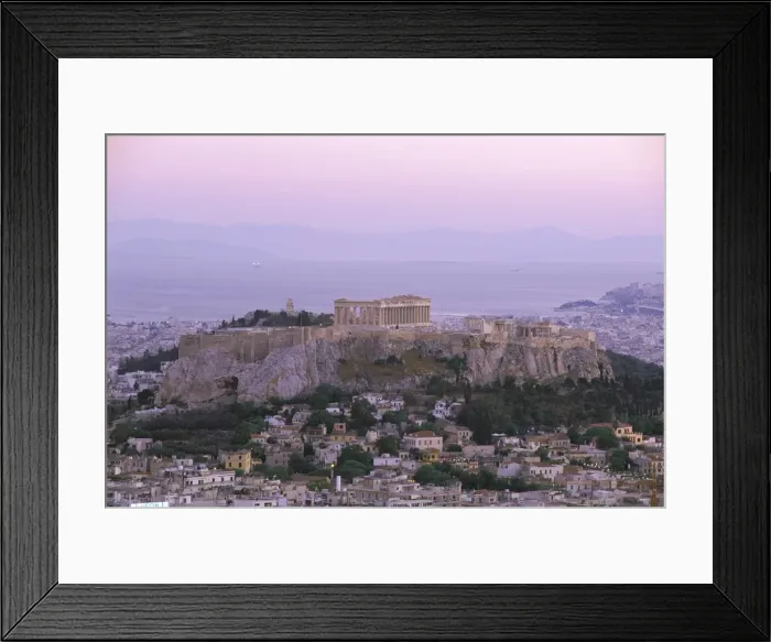 Framed Print : The Parthenon and Acropolis from Lykavitos Framed Print : The Parthenon and Acropolis from Lykavitos