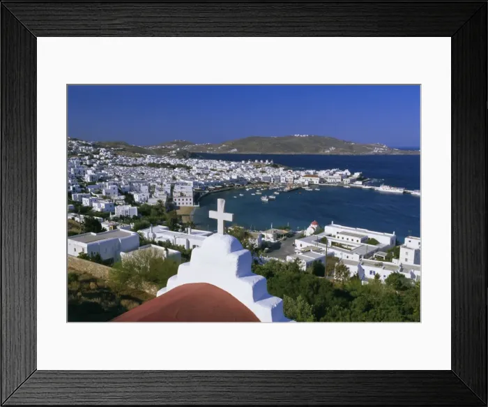 Framed Print : Elevated view of city Framed Print : Elevated view of city