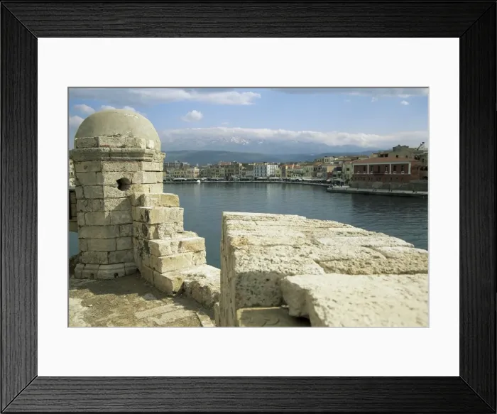 Framed Print : View from the lighthouse of Chania Framed Print : View from the lighthouse of Chania