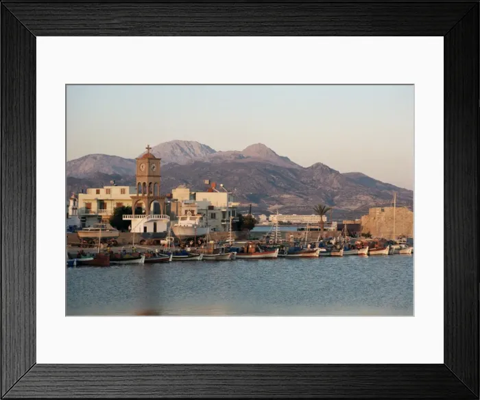 Framed Print : Harbour, Ierapetra Framed Print : Harbour, Ierapetra