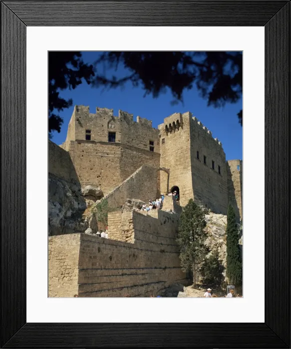 Framed Print : Acropolis, Lindos Framed Print : Acropolis, Lindos