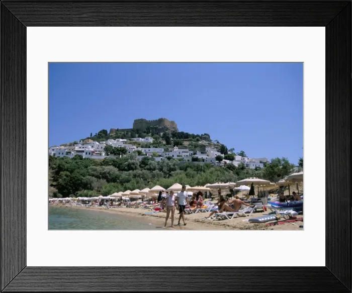 Framed Print : Lindos Beach Framed Print : Lindos Beach