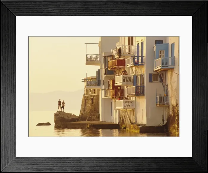 Framed Print : Little Venice in the Alefkandra district of Mykonos Town Framed Print : Little Venice in the Alefkandra district of Mykonos Town