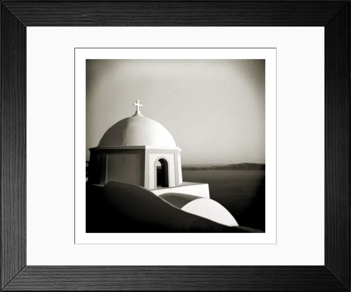 Framed Print : Polaroid of domed church Framed Print : Polaroid of domed church