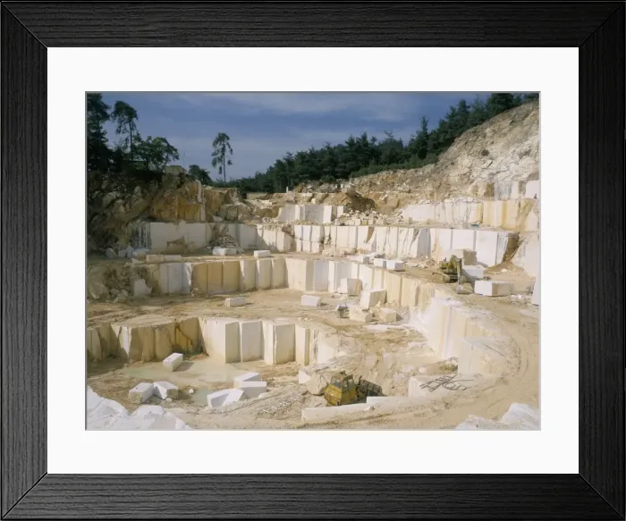 Framed Print : Marble quarry Framed Print : Marble quarry