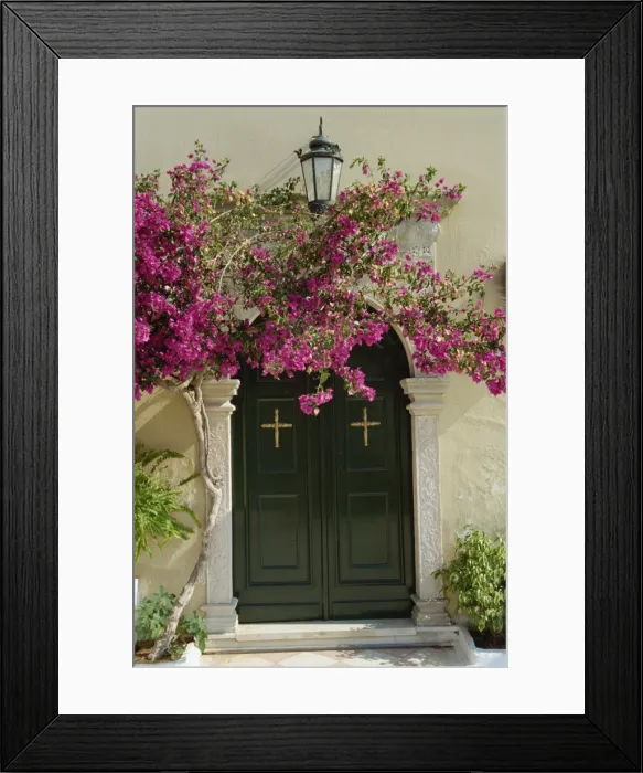 Framed Print : Doorway of Paleokastritsa Monastery Framed Print : Doorway of Paleokastritsa Monastery