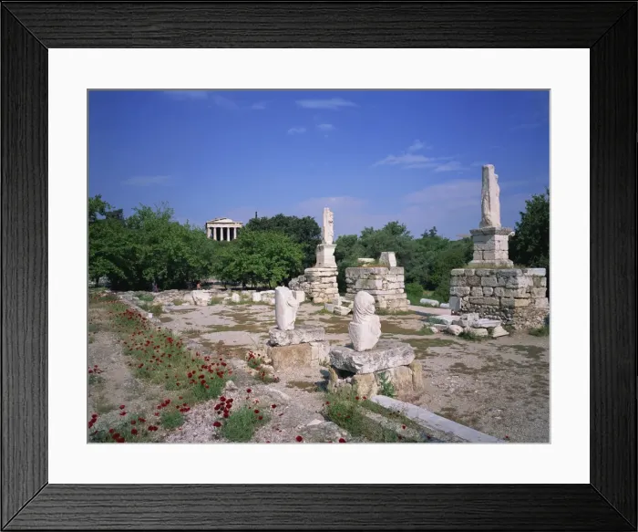 Framed Print : Ancient Agora with temple of Hephaestos Framed Print : Ancient Agora with temple of Hephaestos