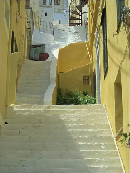 Staircases between houses